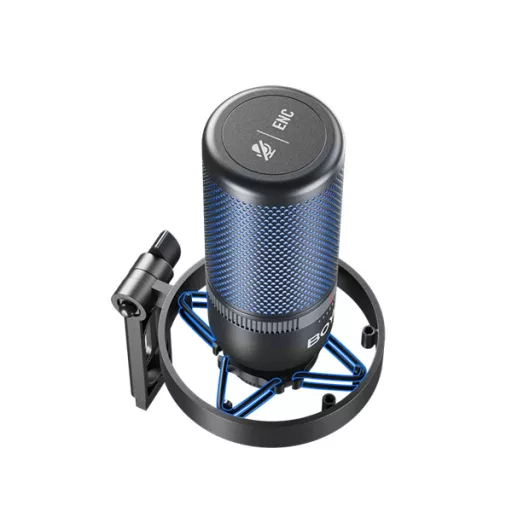 BOYA Mikrofon - K3-02 (USB, állvány, LED, fekete)