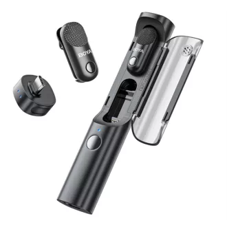   BOYA Mikrofon - Magic-05 (Vezeték nélküli, fekete, 2TX+1RX, USB-C)