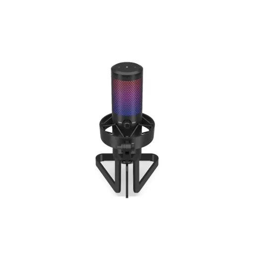 Endorfy Mikrofon - AXIS Streaming (USB-A, 3,5 mm output, ARGB, fekete)