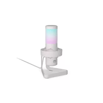   Endorfy Mikrofon - AXIS Streaming Onyx (USB-A, 3,5 mm output, ARGB, fehér)
