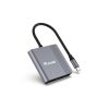 Equip Notebook Dokkoló - 133488 (Bemenet: USB-C, Kimenet: USB-C PD:100W/HDMI/USB)