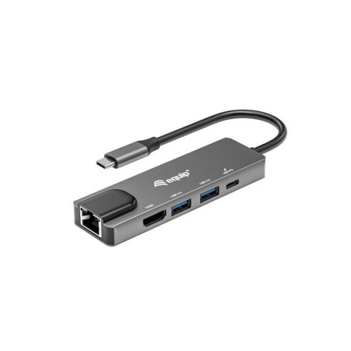 Equip Notebook Dokkoló - 133489 (Bemenet: USB-C, Kimenet: USB-C PD:100W/HDMI/2x USB3.2 Gen1)