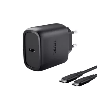   Trust Telefon töltő - Maxo (45W; USB-C; + 2m kábel; fekete)