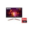 BenQ Monitor 31,5" - EX3210U (IPS, 16:9, 3840x2160, 2ms, 300cd/m2, 2xHDMI, DP, Freesync, 144Hz)