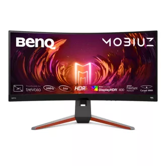  BenQ Monitor 34" - EX3410R (Ívelt, VA, 21:9, 3440x1440, 1ms, 300cd/m2, 2xHDMI, 3xUSB-A, DP, HDR10, 144Hz)