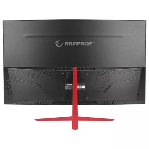 Rampage Monitor 27" - BLAZE BL27R165C  (VA, 165Hz, 1ms, 16:9, 1920x1080, 220cd/m2, HDMI, DP, fekete, FreeSync, ívelt)