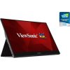 ViewSonic Portable Monitor 15,6" - TD1655 (IPS,16:9, 1920x1080, 10 point Touch, 6,5ms, 250cd/m2, miniHDMI, 2xUSB-C, tok)