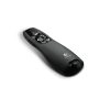 Logitech Presenter - R400 (Vezeték nélküli, Max.: 15m, Plug & Play, töltöttség jelző, fekete)