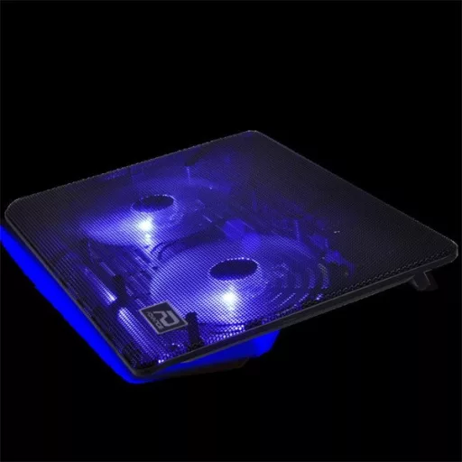 Advance Notebook Hűtőpad 15"-ig - AIRSTREAM 15 (Max.: 15", 2x125mm, 1500rpm, 1xUSB2.0, fekete)