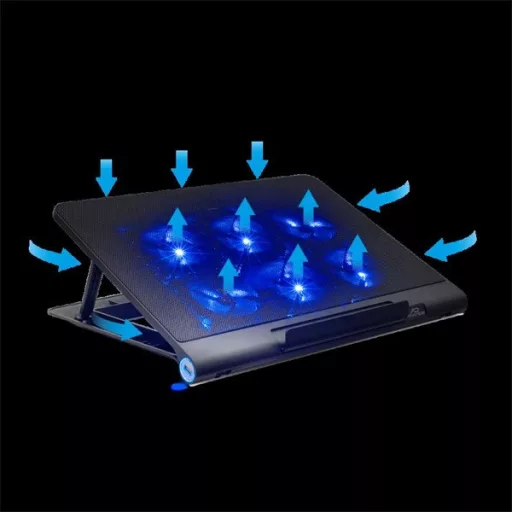 Advance Notebook Hűtőpad 18"-ig - AIRSTREAM 18 (Max.: 18", 6x80mm, 2000rpm, 1xUSB2.0, fekete)