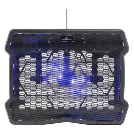 Bluestork Notebook Hűtőpad 15,6"-ig - NB-COOLER-FIRST (LED, USB-A)