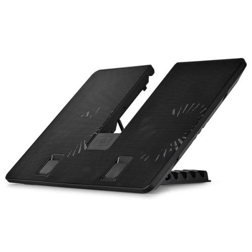 DeepCool Notebook Hűtőpad 15,6"-ig - U PAL (26.3dB; max. 156,68 m3/h; 2x14cm, USB3.0)