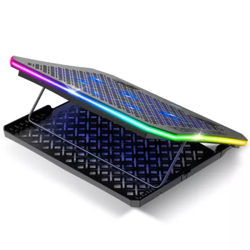 Spirit of Gamer Notebook Hűtőpad 17"-ig - AIRBLADE 1200 RGB (18dB; max. 79 m3/h; 3x11cm+3x70cm, RGB LED, 2xUSB2.0)