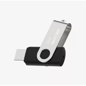   Hikvision HIKSEMI Pendrive - 32GB USB3.0, ROTARY M200S, Ezüst-Fekete