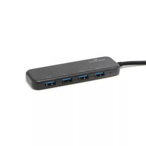 Bluestork USB Hub - HUB-FIRST (4xUSB3.0, USB-C + USB-A, Windows, Mac)