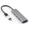Bluestork USB Hub - HUB-MINI (USB-A to 3xUSB 2.0 port + 1x USB-C, 1xHDMI, USB3.0, szürke)