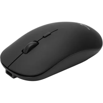   Bluestork Vezeték nélküli Egér - M-WL-OFF100-BLACK (Bluetooth, 2.4G, Rechargeable, 3200 DPI, optikai, fekete)