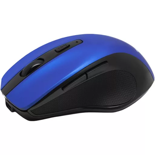 Bluestork Vezeték nélküli Egér - M-WL-OFF75-BLUE (Rechargeable, Bluetooth, 1600 DPI, 6 gomb, optikai, kék)