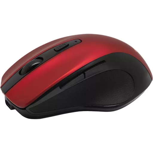 Bluestork Vezeték nélküli Egér - M-WL-OFF75-RED (Rechargeable, Bluetooth, 1600 DPI, 6 gomb, optikai, piros)