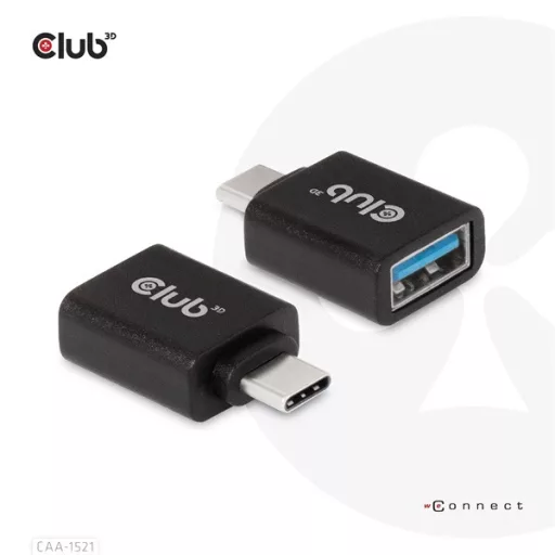 Club 3D Átalakító - CAA-1521 (3.1 USB-C Gen 1 to 3.1 USB-A Gen1)