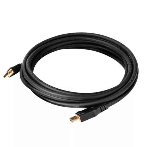 Club 3D Kábel - CAC-1061 (DisplayPort 1.4, HBR3, 8K60Hz, 5m, 32CH, Aranyozott, VESA, M/M)