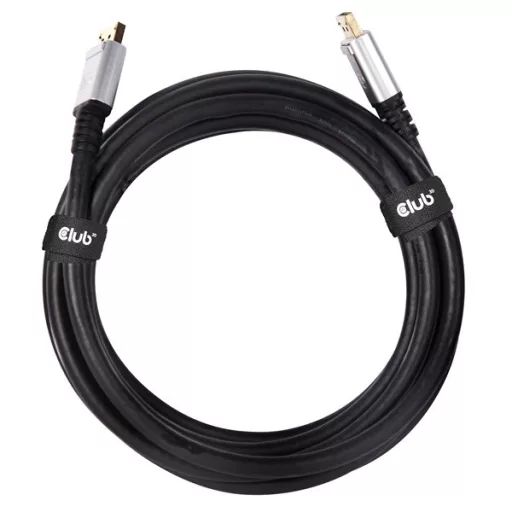 Club 3D Kábel - CAC-1069 (DisplayPort 1.4 HBR3 8K @60Hz, 32.4Gbps, 4m, 24AWG, DSC 1.2, VESA, M/M)