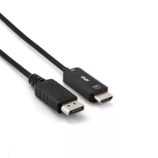 Club 3D Kábel - CAC-1083 (DisplayPort 1.4 to HDMI 2.0, aktív adapter, 4K60Hz, HDR, 2m)