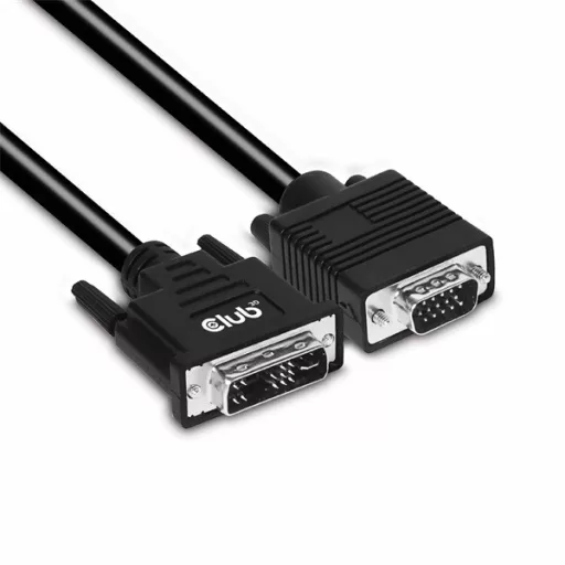Club 3D Kábel - CAC-1243 (DVI-A to VGA M/M, 3 m, 28AWG, 1600x1200 60Hz)