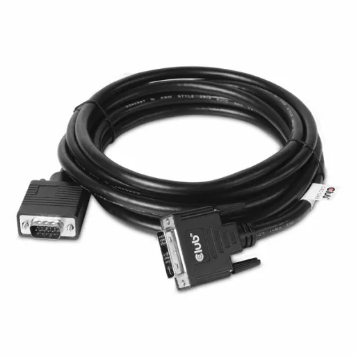 Club 3D Kábel - CAC-1243 (DVI-A to VGA M/M, 3 m, 28AWG, 1600x1200 60Hz)