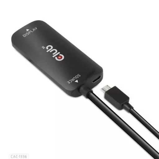 Club 3D Átalakító - CAC-1336 (HDMI+Micro USB to USB-C, 4K120Hz/8K30Hz)
