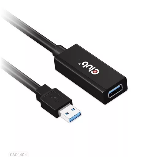 Club 3D kábel - CAC-1404 (3.2 USB-A, M/F, Active Repeater, 5Gbps, 5m)