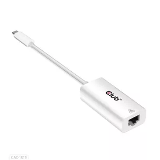   Club 3D Átalakító - CAC-1519 (3.2 USB-C Gen 1 to RJ45 1GB Ethernet, aktív)