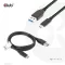 Club 3D Kábel - CAC-1523 (3.1 USB-C Gen 2 to 3.1 USB-A Gen 2, 10Gbps, 60W PD2.0, Bidirectional, 4K60Hz, M/M, 1m)