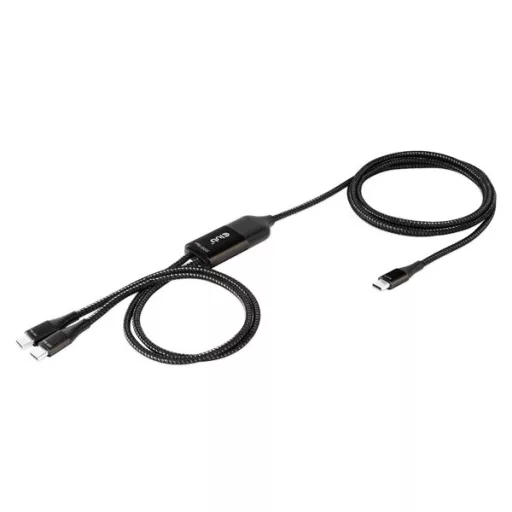 Club 3D Kábel - CAC-1527 (USB-C Y kábel, 100W PD, 1.83m, 2xUSB-C)
