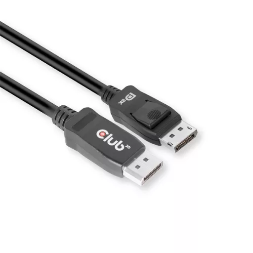 Club 3D Kábel - CAC-2068 (DisplayPort 1.4, M/M, 28AWG, HBR3, VESA tanúsítvánnyal, 8K60Hz, 2m)