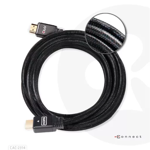 Club 3D Kábel - CAC-2314 (HDMI 2.0 4K60Hz RedMere, M/M, 15m, 18Gbps, UHD, AWG28)