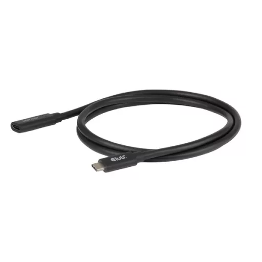 Club 3D Kábel - CAC-2502 (USB-C to USB-C, M/F, 40Gbps, 8K60Hz, 240W, DP 1.4 Alternate Mode, 1m)