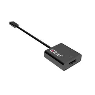   Club 3D Átalakító - CAC-2504 (3.1 USB-C Gen 1 to HDMI 2.0, 4K60Hz, HDR, Aktív)