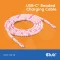 Club 3D Kábel - CAC-3010 (USB-C, PD 240W, 20Gbps, 4K60Hz, pink, M/M, 2m)