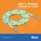 Club 3D Kábel - CAC-3011 (USB-C, PD 240W, 20Gbps, 4K60Hz, kék, M/M, 2m)