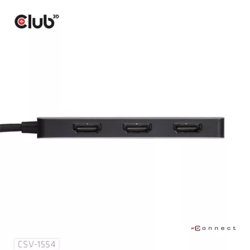 Club 3D USB Hub - CSV-1554 (3.2 USB-C to 3xHDMI, 4k60Hz)