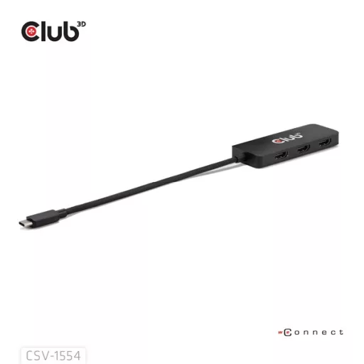 Club 3D USB Hub - CSV-1554 (3.2 USB-C to 3xHDMI, 4k60Hz)