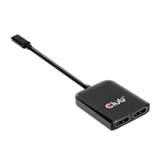   Club 3D USB Hub - CSV-1555 (3.2 USB-C to 2xDisplayPort, 4k60Hz)