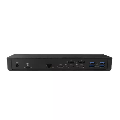 Club 3D Notebook Dokkoló - CSV-1562 (60W, 3.2 USB-C to 3xHDMI, 2x DP, 6x 3.2 USB-A, RJ45. 3,5 Jack)