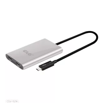   Club 3D Video Splitter - CSV-1574 (Thunderbolt 3 to Dual HDMI 2.0, 4K60Hz)