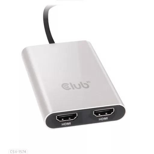 Club 3D Video Splitter - CSV-1574 (Thunderbolt 3 to Dual HDMI 2.0, 4K60Hz)
