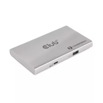  Club 3D USB Hub - CSV-1580 (Thunderbolt 4 to 3x Thunderbolt 4, 1x USB Gen2 Type-A, 100W DC, Max. 10Gbps)