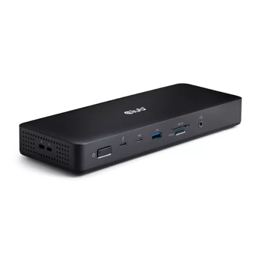 Club 3D Notebook Dokkoló - CSV-1583 (140W, 2xThunderbolt 4, 3xDP, 2xHDMI, USB-C, 3xUSB-A, SD, TF, RJ45, 3,5 Jack, DC)