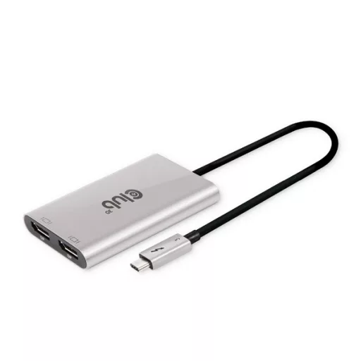Club 3D Video Splitter - CSV-1586 (Thunderbolt 3 to Dual DisplayPort, 40Gbps, 4K60Hz)