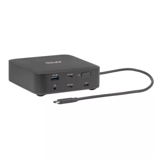 Club 3D Notebook Dokkoló - CSV-2542 (USB-C to 2x Displayport 8K60Hz + 2x HDMI™ 4K60Hz PD3.0 100Watt Ethernet 2.5G)